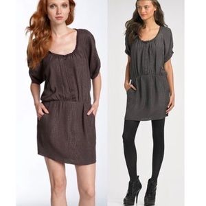 Rebecca Taylor Tunic Top 8 Silk Alligator F387